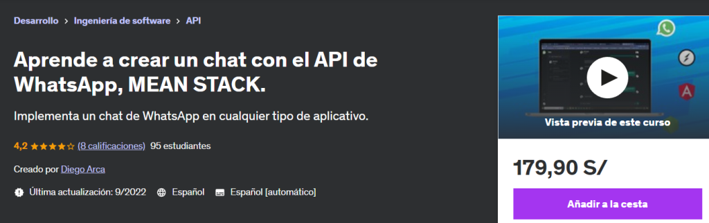 Aprende a crear un chat con el Api de WhatsApp