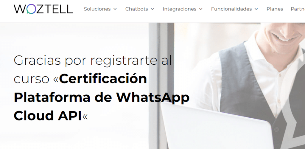 Certificaci&oacute;n Plataforma de Whatsapp API CLOUD - Woztell